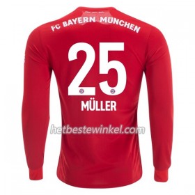 FC Bayern München Thomas Müller 25 Voetbalshirts Thuis 2019/20 - LS